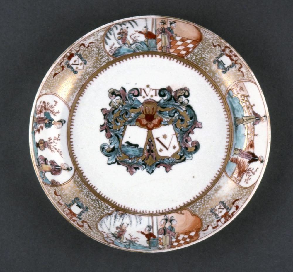 图片[1]-saucer; dish BM-Franks.760.+-China Archive